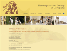 Tablet Screenshot of praxis-am-dorney.de